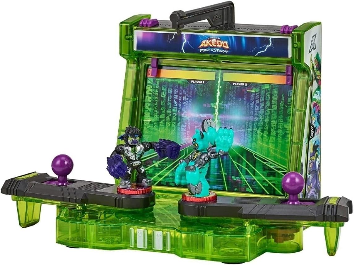 مجموعة ألعاب مووس تويز أكيدو ليجندز أوف أكيدو باورزتورم باتل أرينا مع محاربين حصريين نادرين للغاية وأكثر من 35 مؤثرًا صوتيًا للأطفال من سن 6 سنوات فما فوق - مجموعات ألعاب