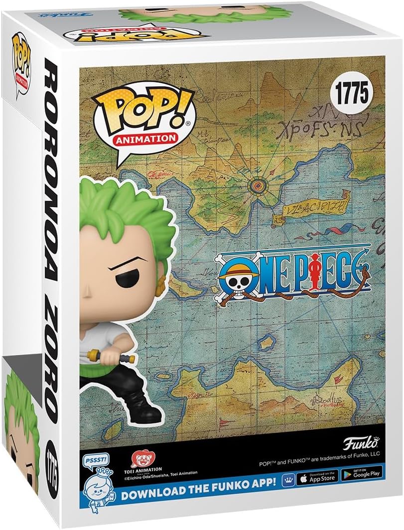 Funko Pop Animation One Piece Roronoa Zoro Refresh Vinyl Figure Collectable Toy For Kids & Adults Anime Fans Ages 14+