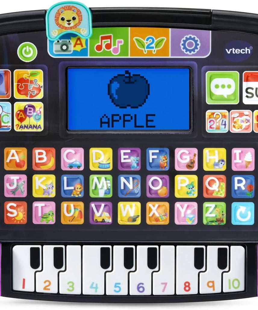 VTech - Little Apps Light-Up Tablet | Educational Tablet Toy to Learn Alphabet, Numbers, Colours, Shapes, Animals, Time | 2 Years+ | Black