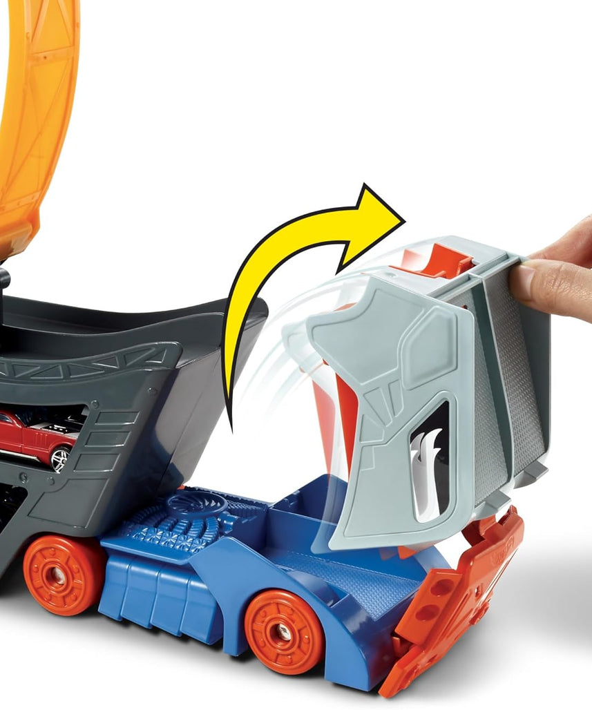 Hot Wheels Stunt and Go Transporter Truck