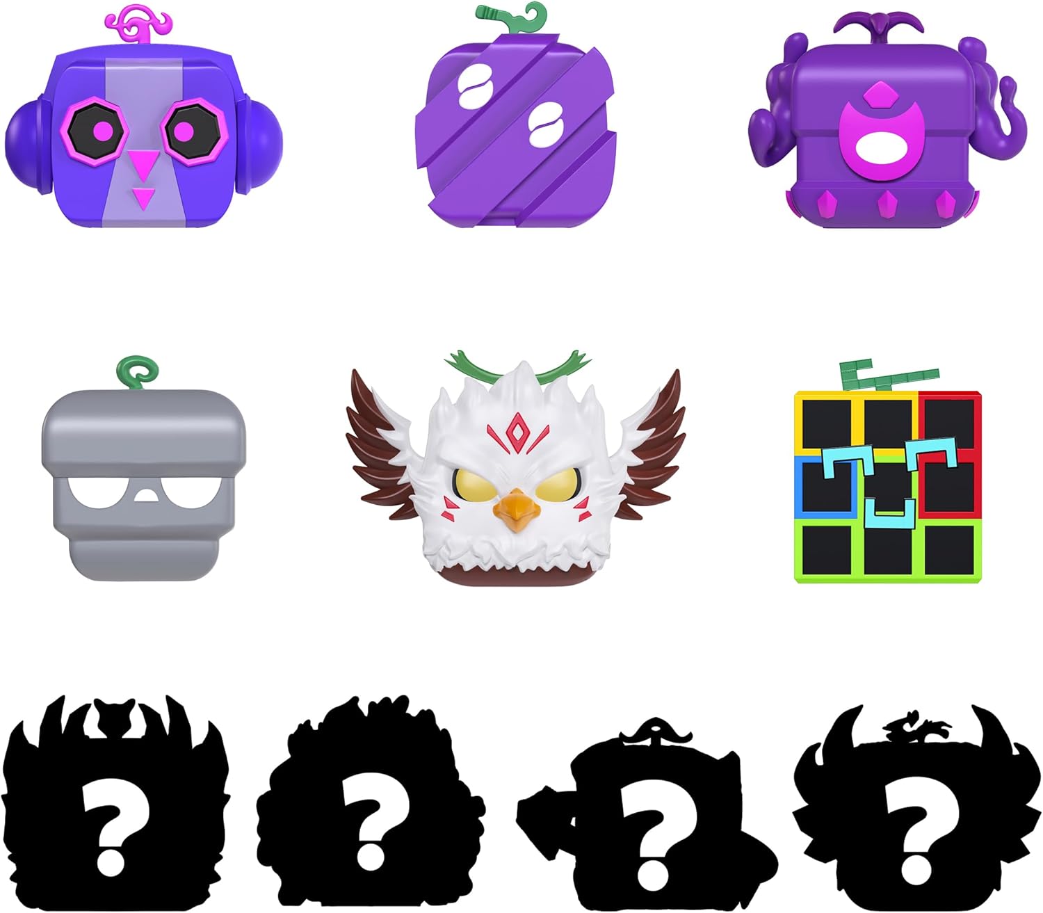 Blox Fruits Mini Figures 2-Inch Series 3 Blind Pack Collectible Action Figure with DLC Code Multicolored 6+