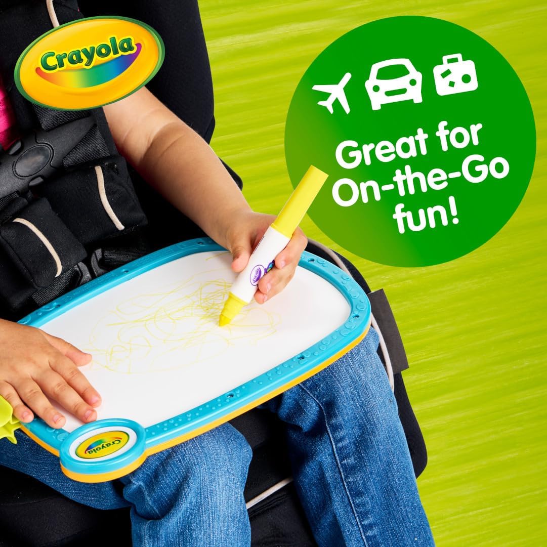 Crayola 2-in-1 Doodle Board, Toddler Drawing Board, Kids Drawing Tablet, Travel Activity, Toddler Toy, Gift for Toddler, 3+