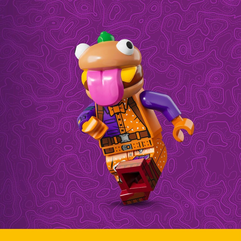 LEGO Fortnite Durrr Burger Restaurant - Creative Toy with Beach Bomber, Beef Boss & Grimey Minifigures - Collectible Gaming Gift for 10+ Year Old Boys & Girls - 77076