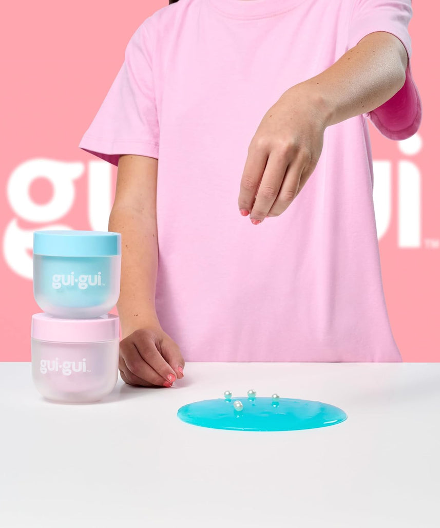 Gui Gui Deluxe Twin Pack DIY Slime Kit with Decorative Charms and Accessories, Sensory Creative Play Toy for Kids Ages 6+