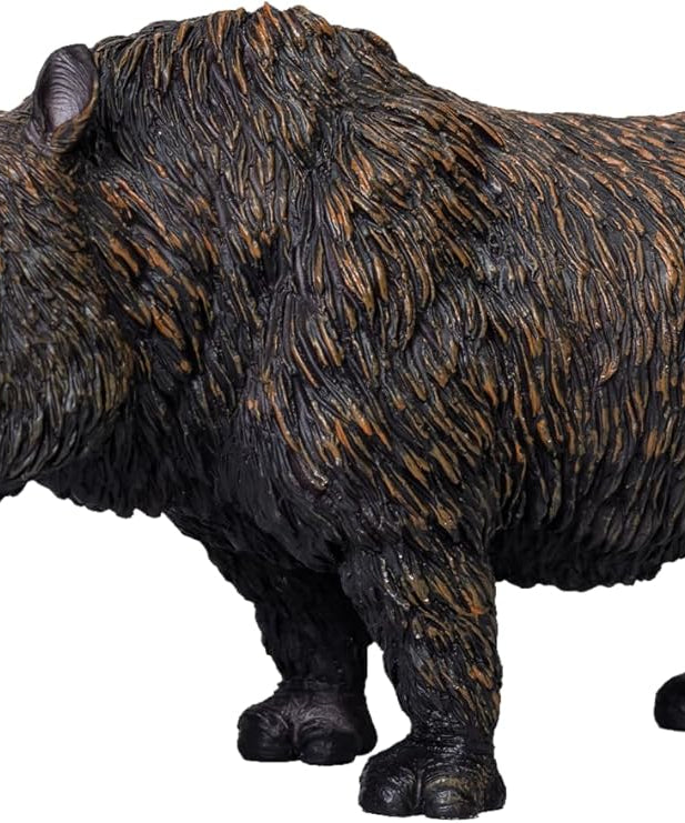 MOJO - Wool Rhino, Hand Painted Toy Figure, Prehistoric Life Collection, Lifelike & Highly Detailed, Designed in the UK