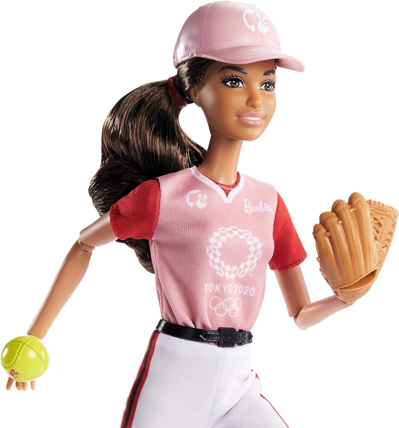 Barbie Tokyo 2020 Olympic Softball Doll Set - Uniform, Jacket, Medal & Accessories for Ages 3+