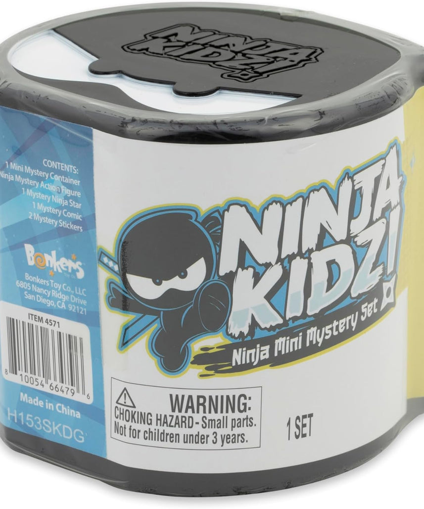 Ninja Kidz Mini Mystery Set – Officially Licensed Action Figures, Comics & Stickers, Ages 3+