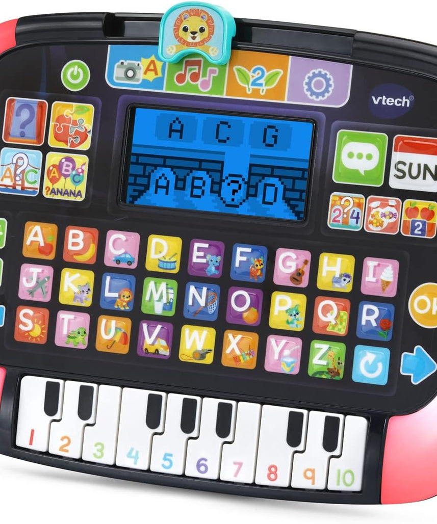 VTech - Little Apps Light-Up Tablet | Educational Tablet Toy to Learn Alphabet, Numbers, Colours, Shapes, Animals, Time | 2 Years+ | Black