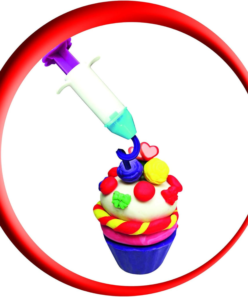 Simba Art & Fun Plastic Dough Cupcake Set, 9-Piece, Kids 3+