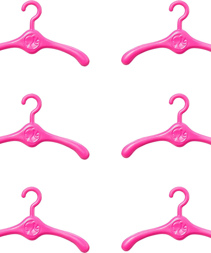 Barbie Fashionistas Ultimate Closet Accessory, 6 Hangers, Portable Doll Storage for Kids 3+
