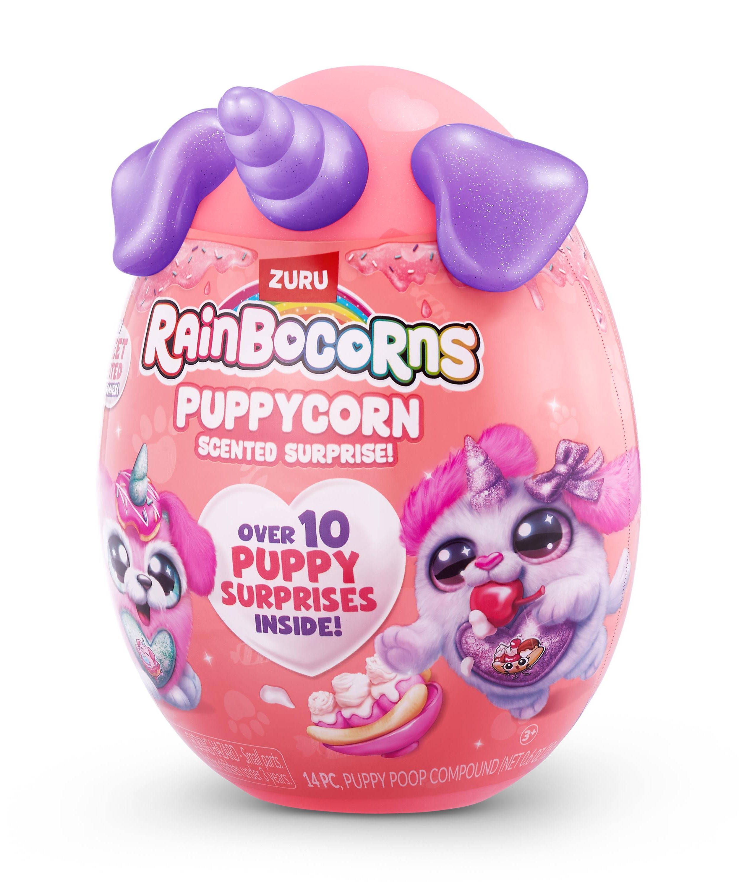 Rainbocorns Puppycorn Surprise S8 PDQ, Cute Collectible Plush Toy for Girls, Age 3+