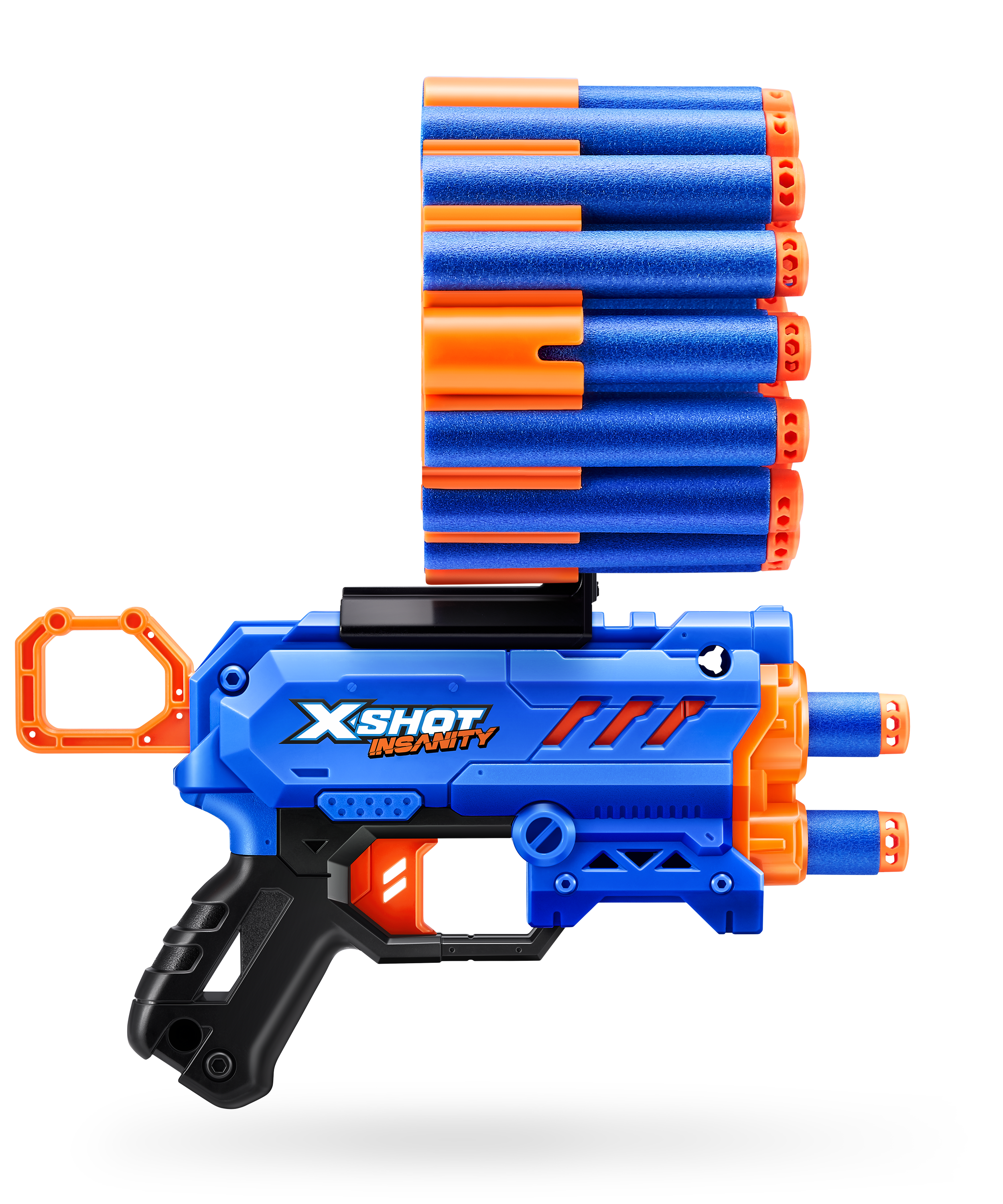 X Shot Insanity Micro 24 Darts Blaster, Compact Dart Gun for Boys, Age 8+