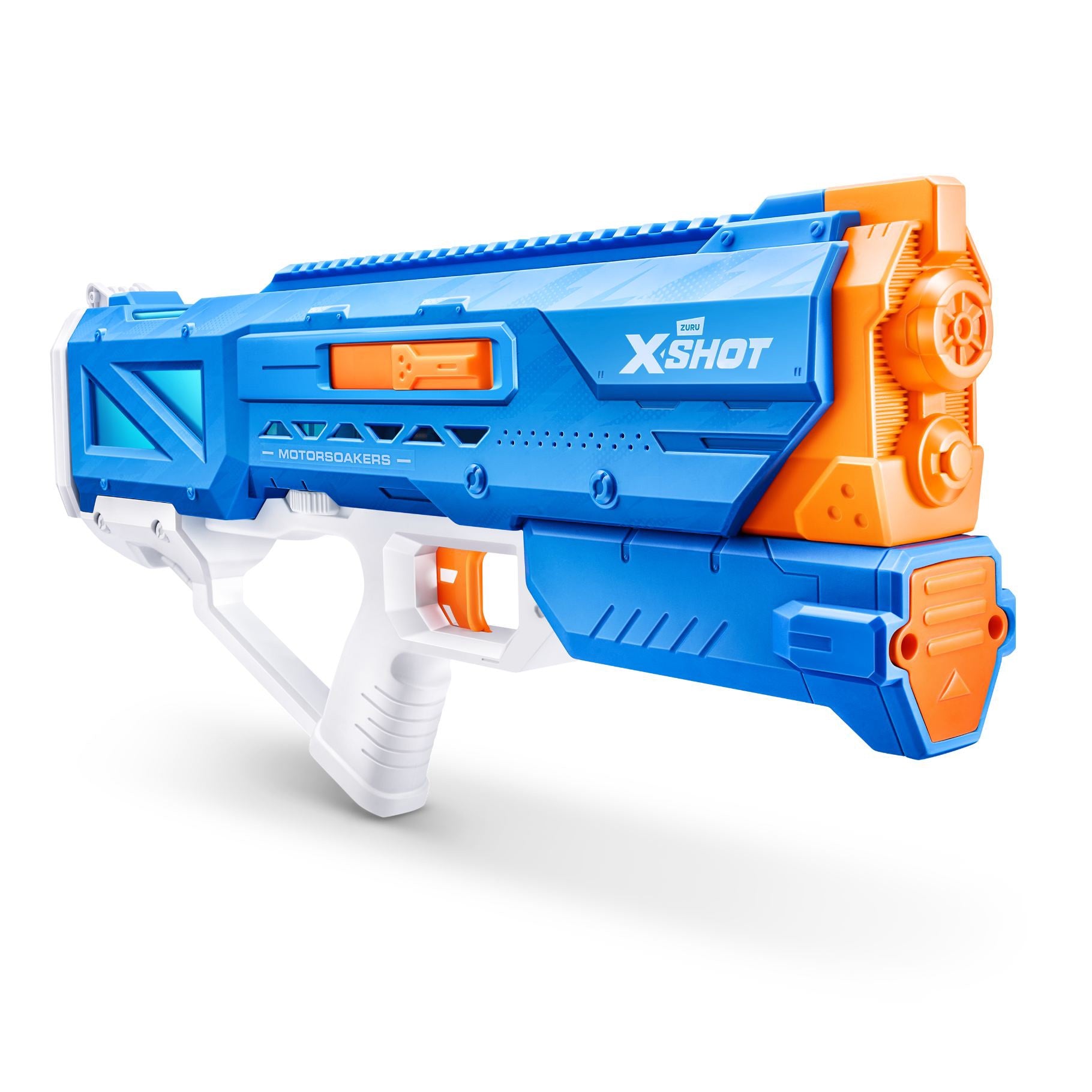 XSHOT Water Fast Fill Motor Soaker Hydra Pulse Water Toy Gun, Motorized Water Blaster with 650ml Capacity, Fast-Fill Technology, Rechargeable Battery, Blasts Up to 29 Feet, Outdoor Summer Water Toy for Boys and Girls Age 8+