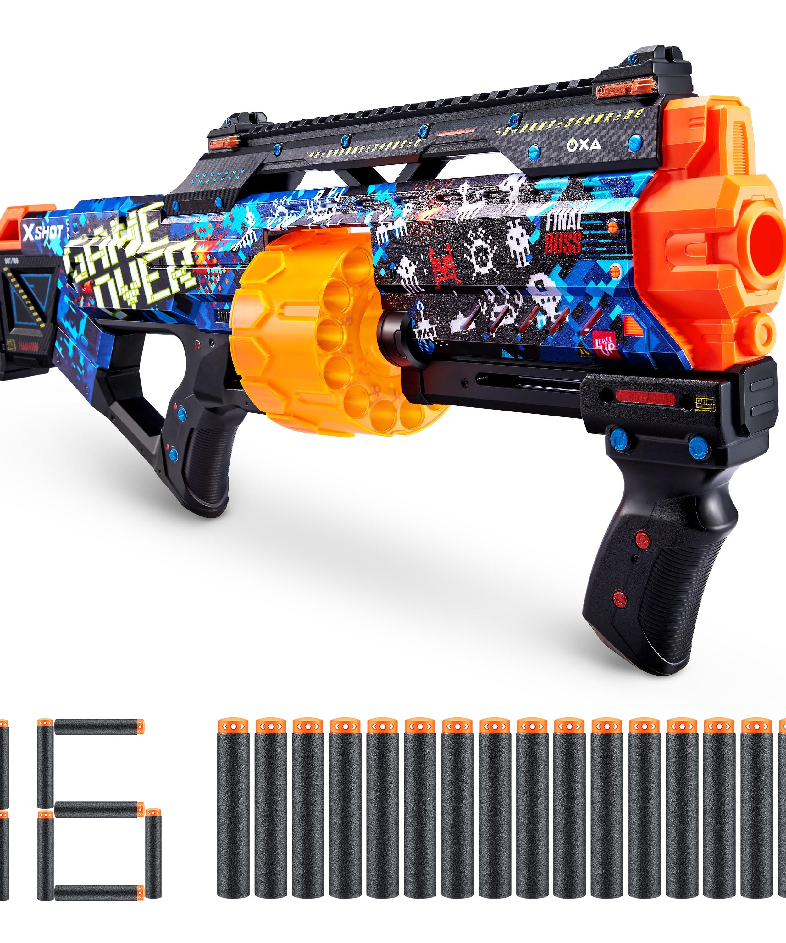 XSHOT Skins Last Stand Beast Out, Foam Blaster Toy Gun for Boys & Girls, Ages 8+