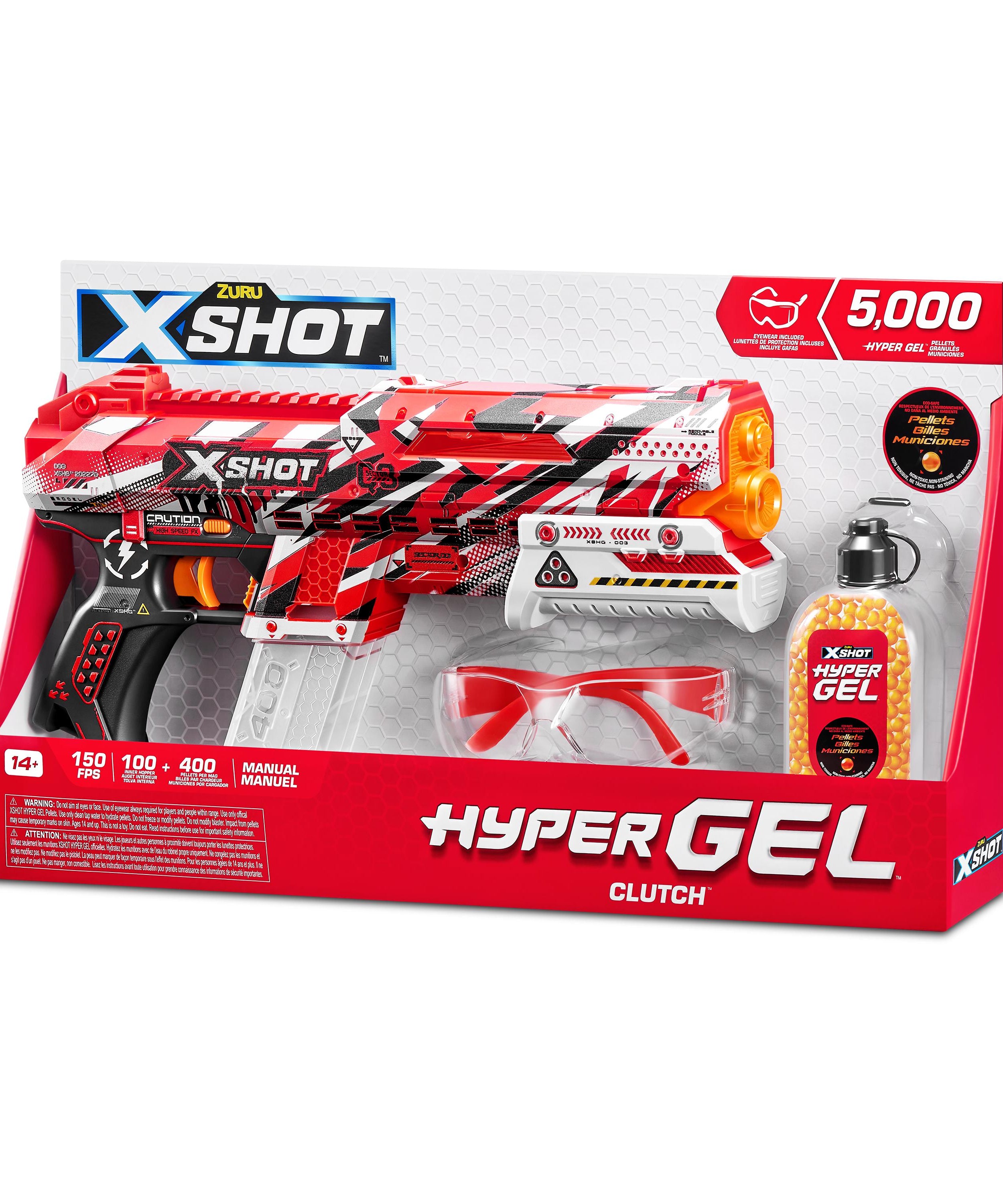 X Shot Hyper Gel Small Blaster 5000 Gellets, Gel Blaster Toy Gun for Boys, Age 14+