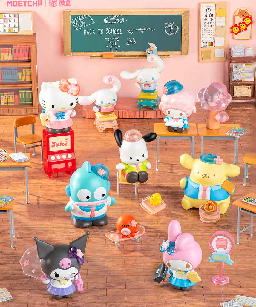 شخصيات مويتش سانريو ستار أكاديمي ميني بوكس ​​برو بلايند بوكس، ألعاب غامضة قابلة للتجميع مع علبة عرض أكريليك، 8 تصاميم + سر نادر، للأعمار من 6 سنوات فما فوق