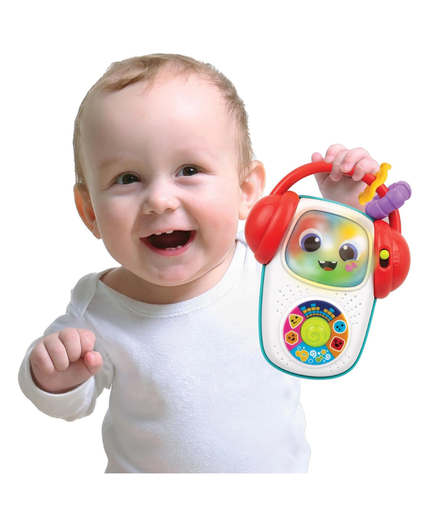 Winfun On-the-Go Baby Music Player Interactive Musical Toy for Toddlers 3-36 Months with Lights and Fun Tunes