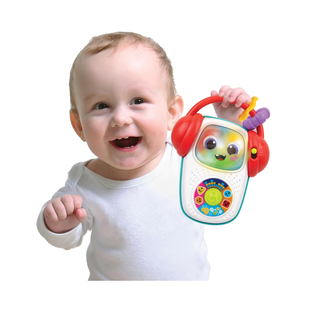 Winfun On-the-Go Baby Music Player Interactive Musical Toy for Toddlers 3-36 Months with Lights and Fun Tunes