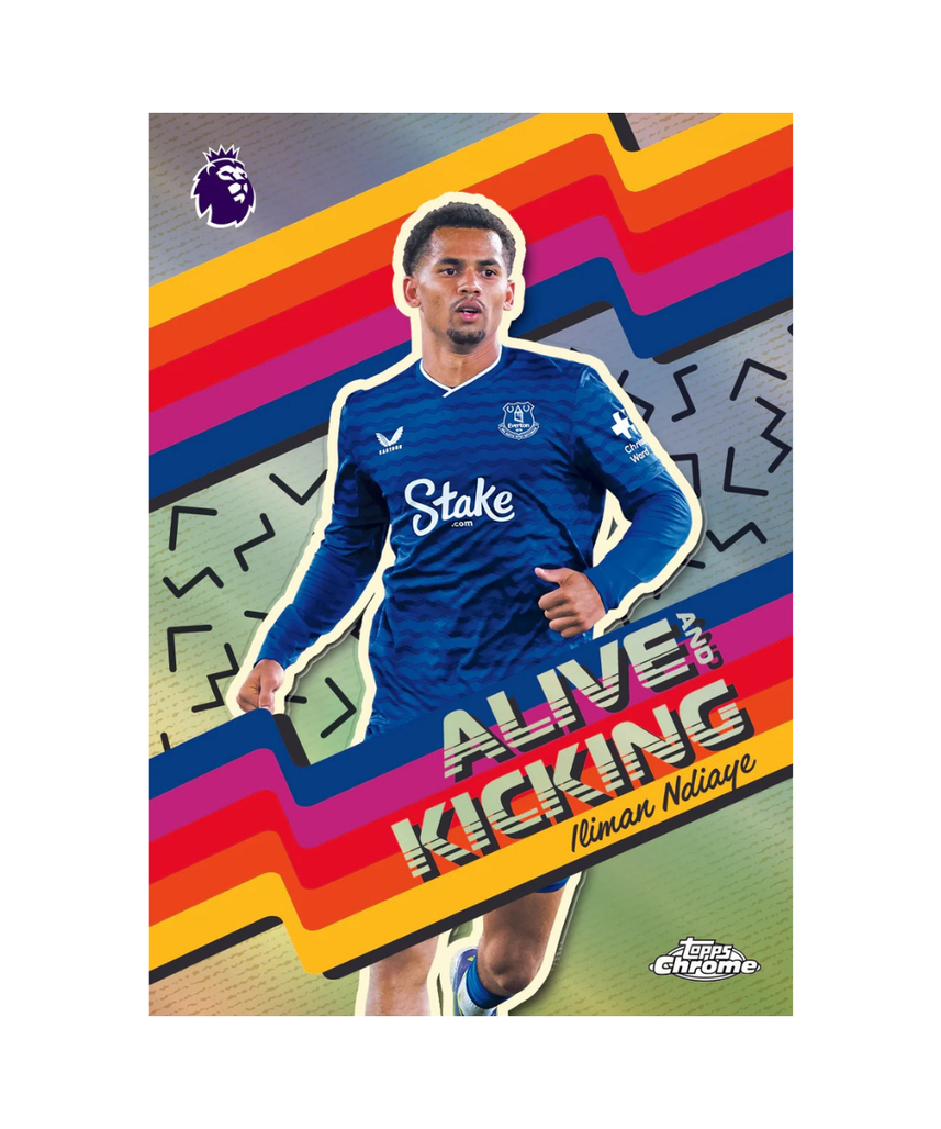 2026 Topps Chrome Premier League Hobby Box Football Trading Cards, 20 Packs, 4 Cards Each, 1 Guaranteed Autograph + Exclusive Prism Parallels, Official EPL Collectible