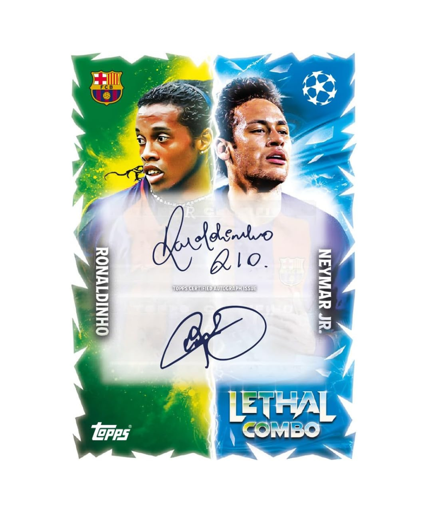 Topps Match Attax UCC 2025/2026 Collectible Football Trading Cards, Single Pack (12 Cards) or Full Box (32 Packs, 384 Cards), Official UEFA Licensed Product