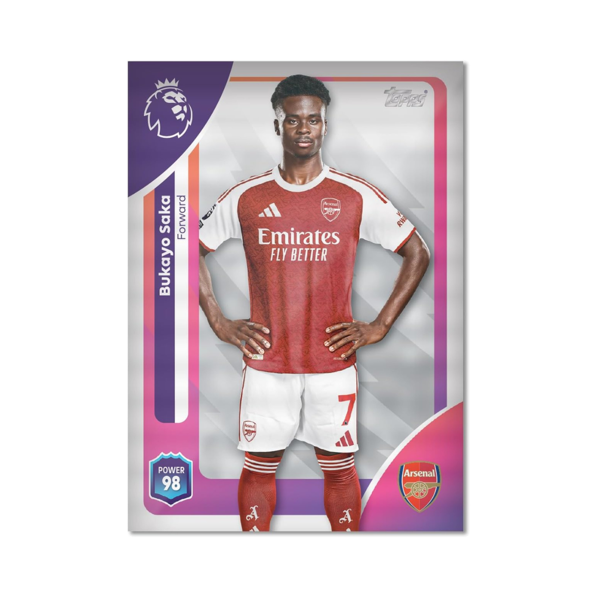 Topps Premier League 2025 2026 Football Trading Cards Mega Tin Goal Machines Edition, Includes 40 Cards and 3 Exclusive Limited Edition Cards, Official Premier League Collectible for Kids and Adult Fans