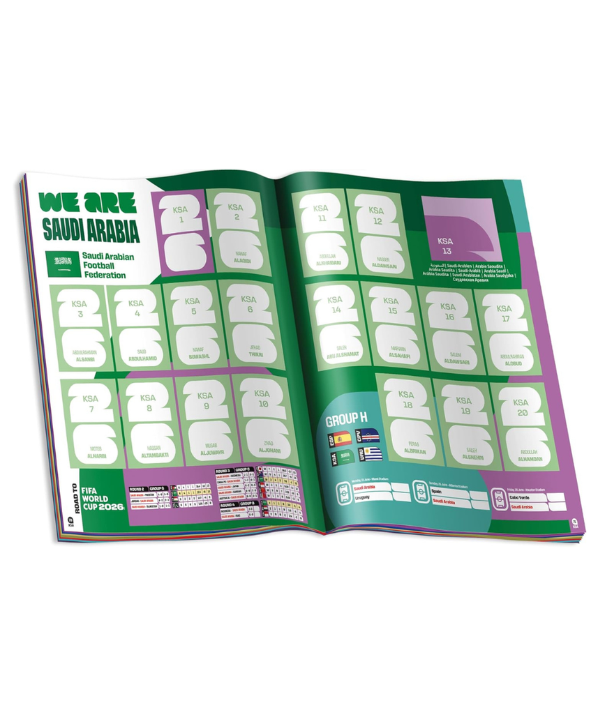 Panini FIFA World Cup 2026 Official Sticker Album, Football Collectible Album for World Cup 2026 Stickers and Panini Collectors