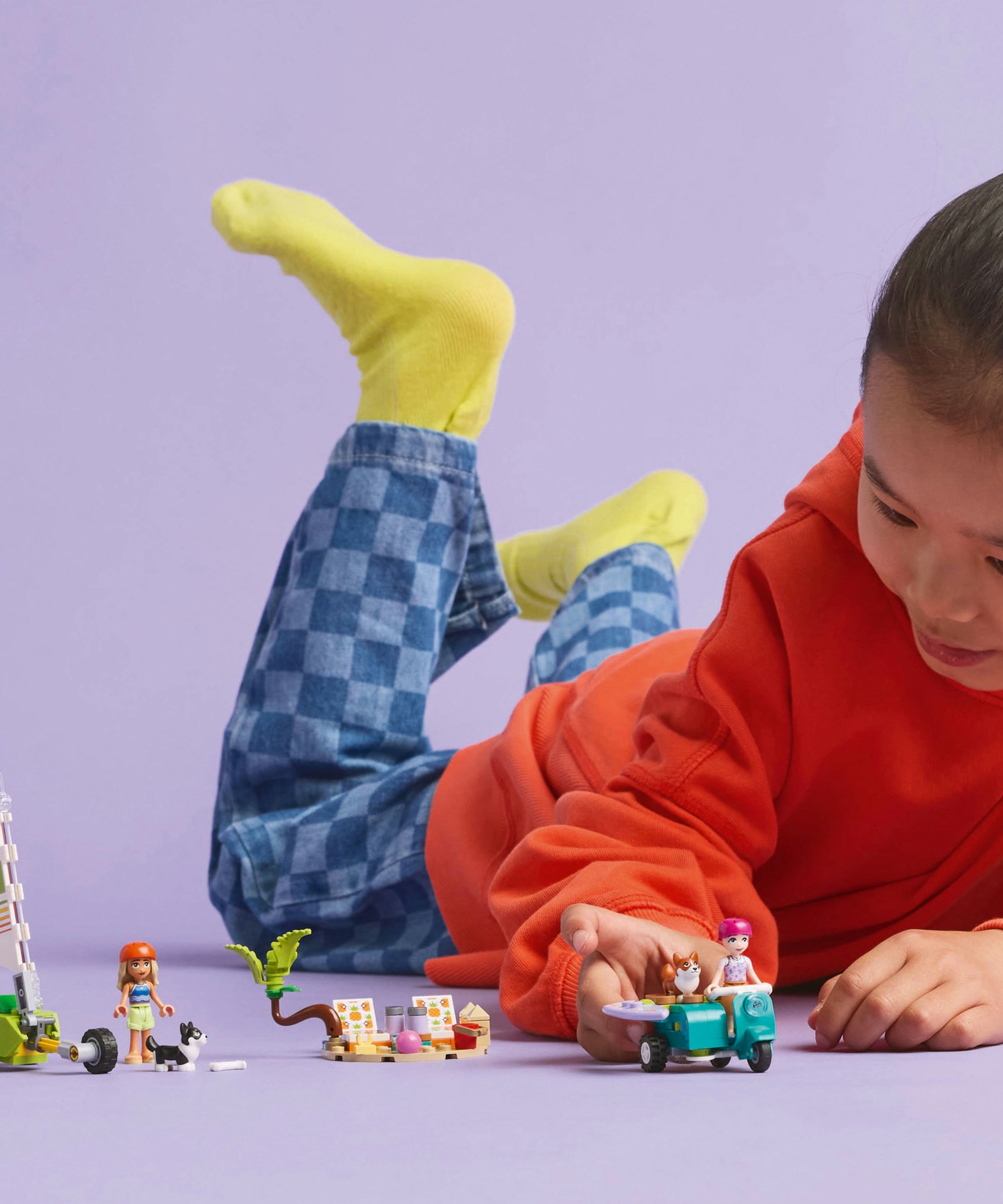 LEGO Friends 42641 Surfing Dogs & Scooter Adventure Set for Kids 6+