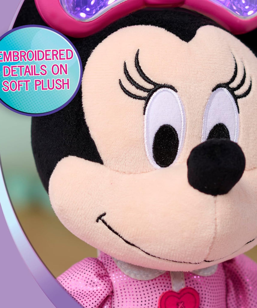 Just Play Minnie Mouse Colorfinity Feature Plush, Kids Toys for Ages 3 Up