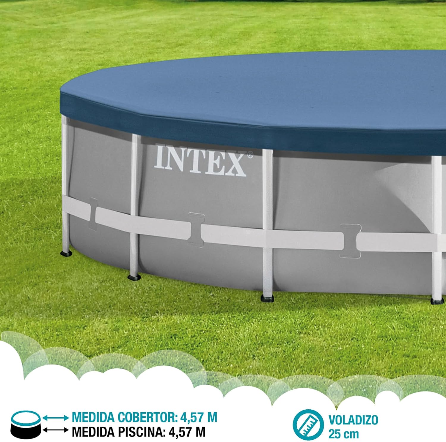 Intex 58901 Round Frame Cover, 457 cm
