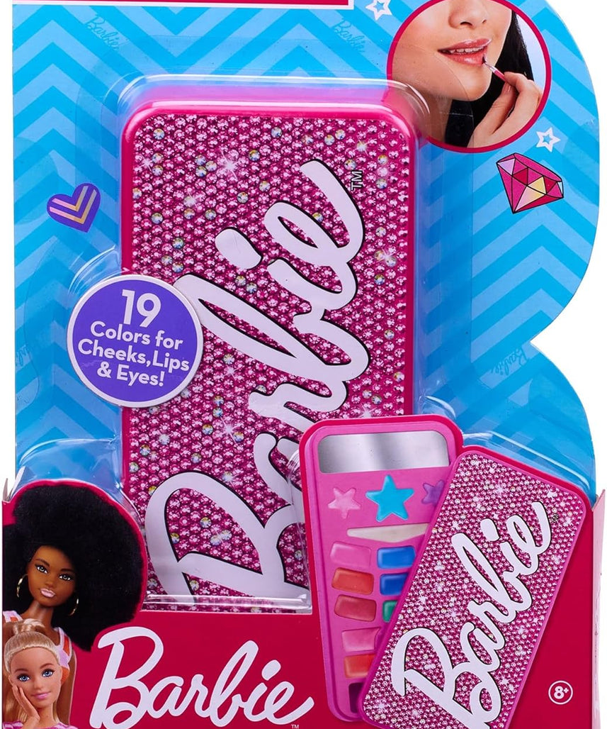 Barbie Call Me Pretty Beauty Compact Makeup Playset for Kids Ages 8 and Up