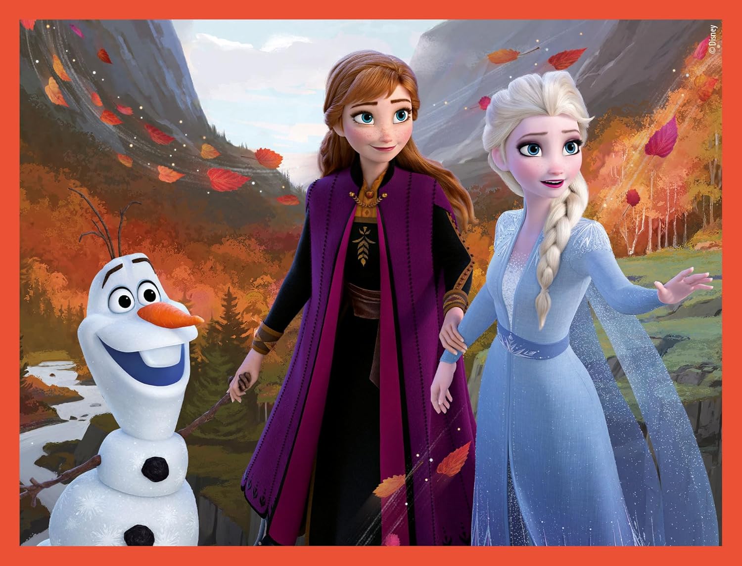 Clementoni 41192 Frozen – 12 Pieces Children 3 Years, Cartoon, Cube, Disney Puzzle, Made in Italy, Multicoloured