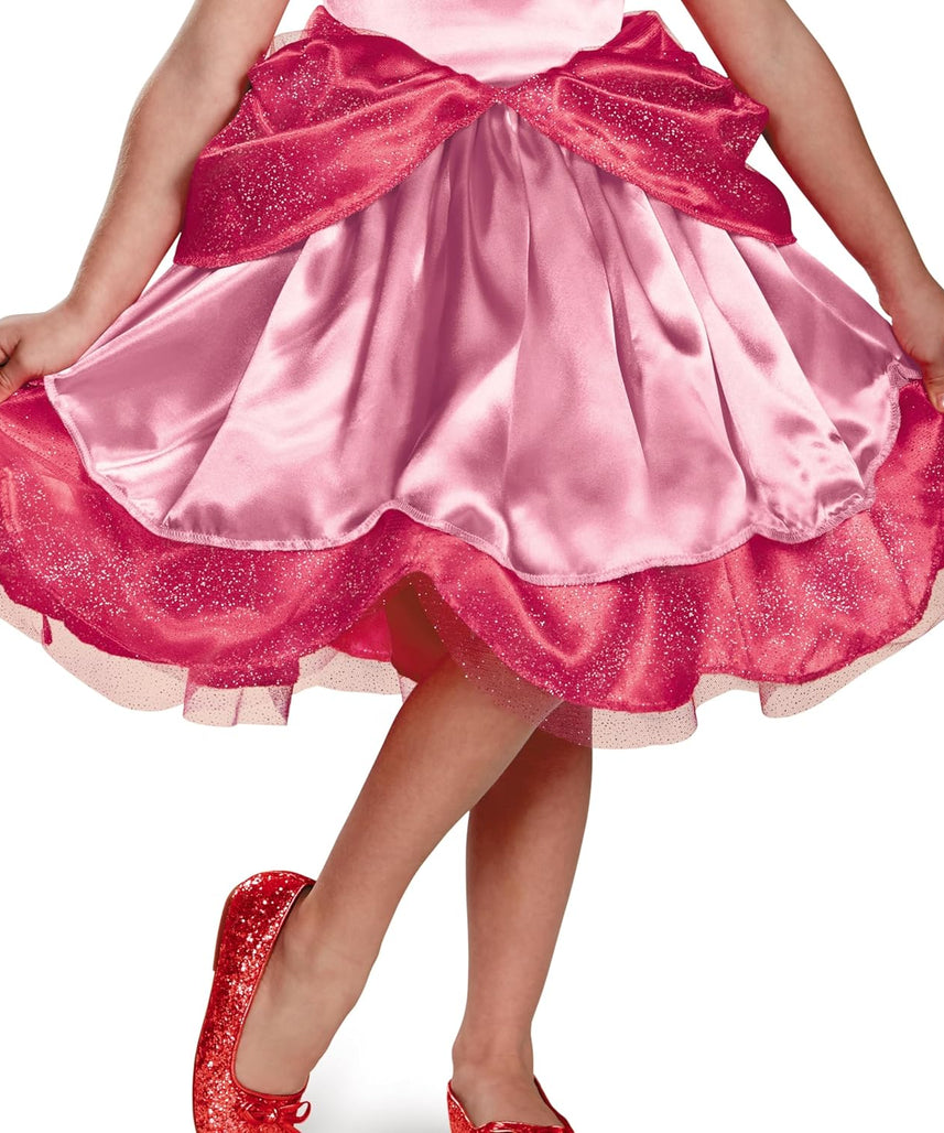 Disguise Nintendo Super Mario Brothers Princess Peach Girls Toddler Costume, Small/2T, Deep Pink
