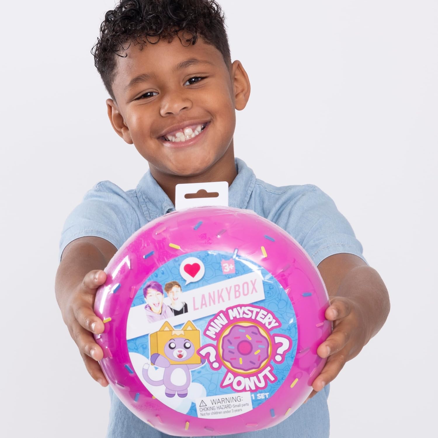 LankyBox Mini Mystery Donut Set, 6 Surprise Collectible Toys, Unboxing Fun for Kids