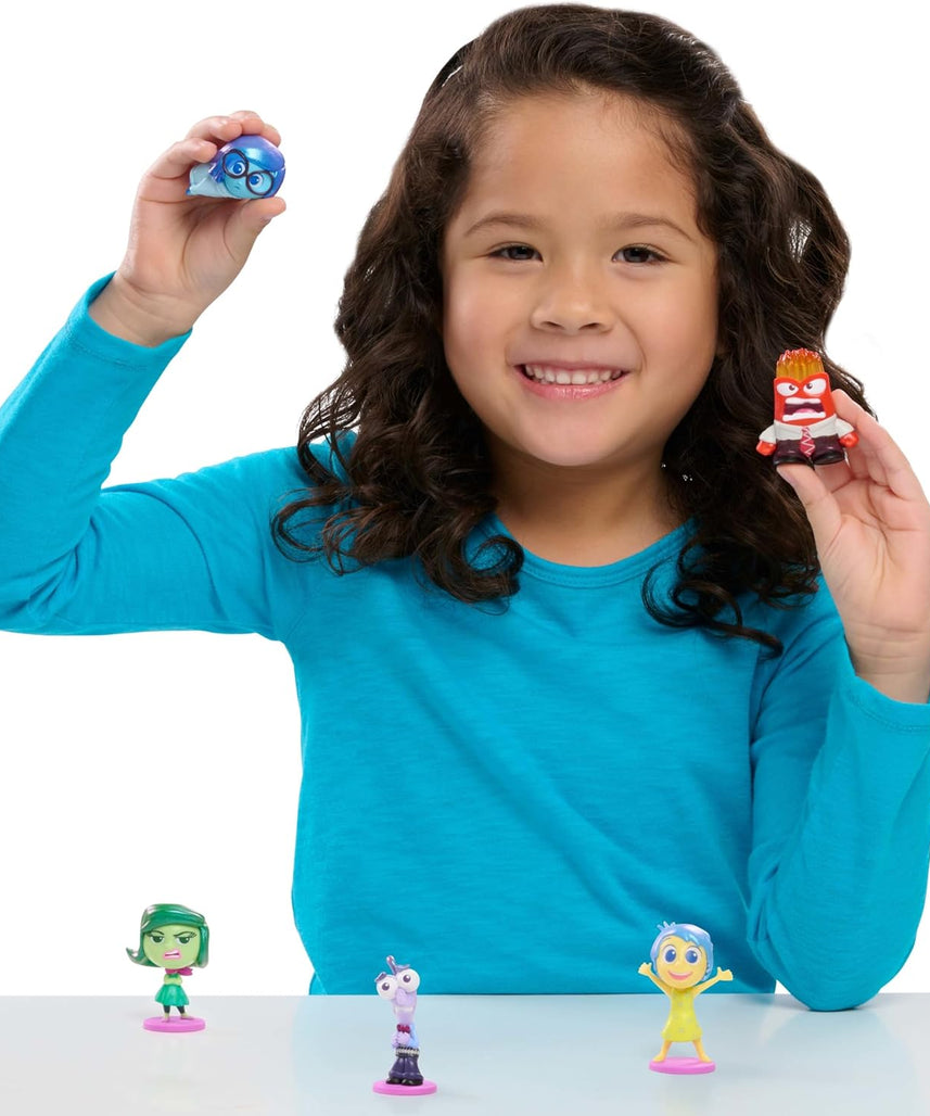 Disney & Pixar Inside Out 2 All the Feels Figure Set, 5 Mini Collectible Figures for Kids Ages 3+ by Just Play