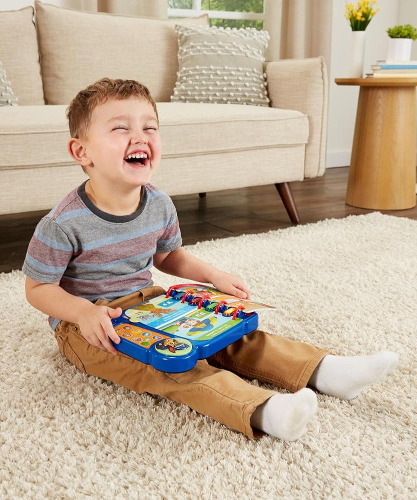 VTech The Big Book of PAW Patrol, Interactive Alphabet Learning Toy with Letters, Words, Music & Phrases, Multicolour, Kids 2–5+ Years