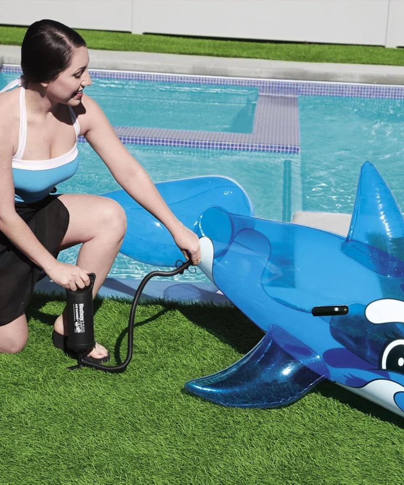Bestway 62" X 37"/1.57M X 94Cm Whale Ride-On