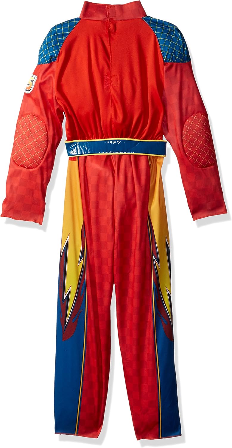 Disguise Cars 3 Lightning Mcqueen Classic Toddler Costume, Red, Small (2T)