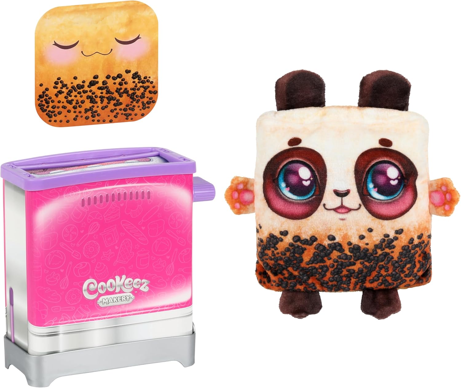 COOKEEZ MAKERY Toasty Treatz Toaster with Scented Plush, Styles Vary, Ages 5+