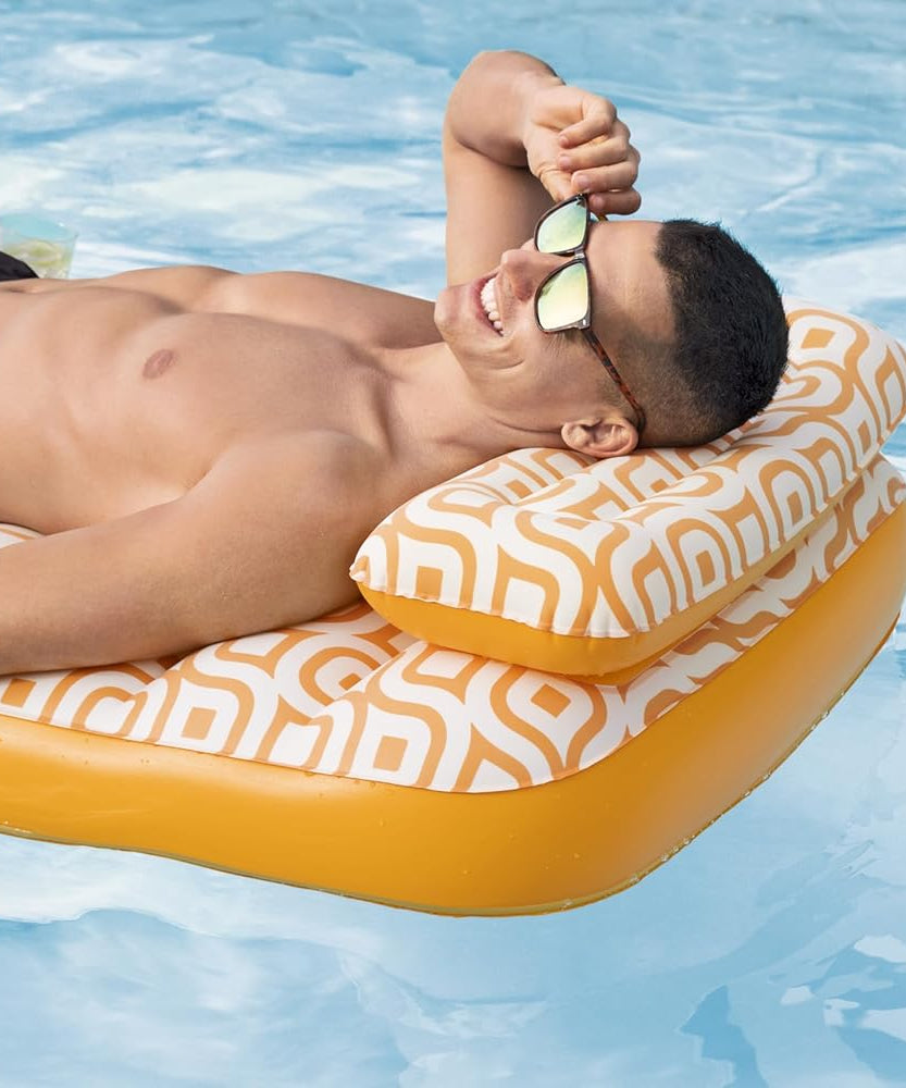 Bestway Airmat Deluxe Floating Mat 183x84cm, Outdoor & Indoor Relaxation & Play, Luxury Lounges & Floats