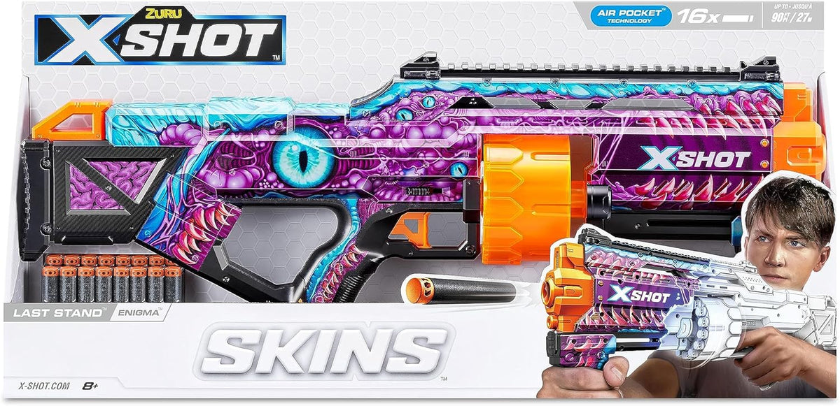 XSHOT Skins Last Stand Enigma, Blaster Design Toy Gun For Kids Teen Adults Boy & Girls, Aiming & Outdoor Games Gift For Kids Ages 8+