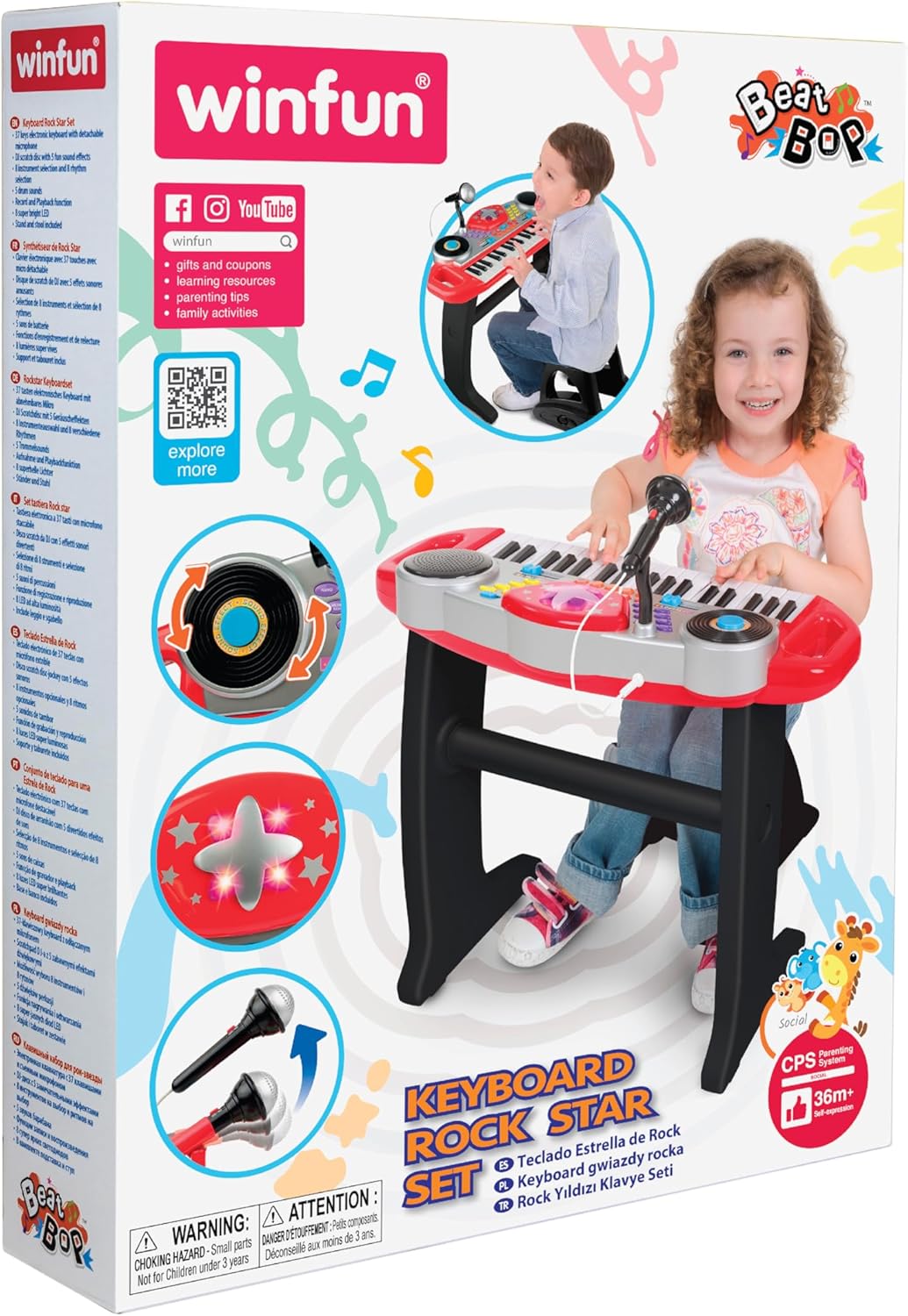 Winfun Keyboard Rock Star Set Interactive Toy