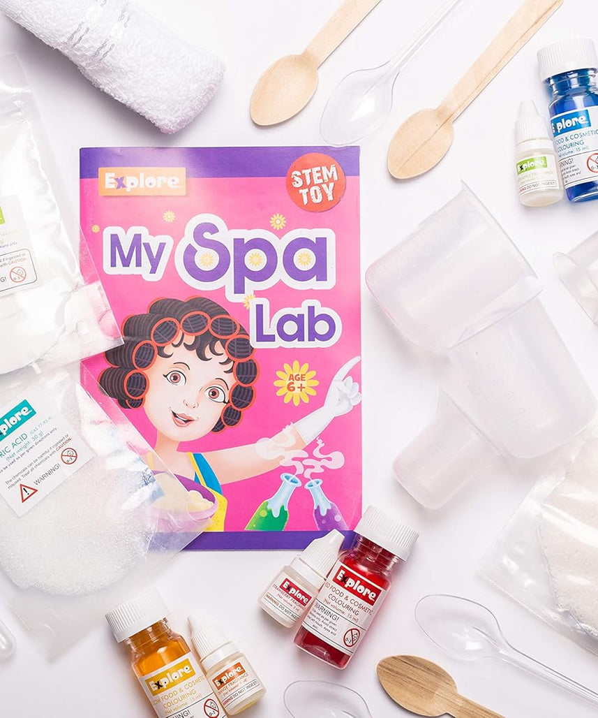 Explore Stem Learner My Spa Lab Learning and Educational DIY Activity Toy Kit, STEM Science Fundamentals Kit for Girls, Ages 6+