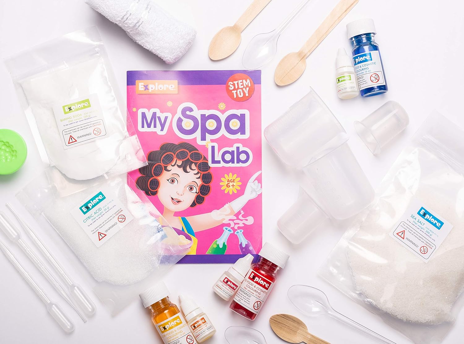 Explore Stem Learner My Spa Lab Learning and Educational DIY Activity Toy Kit, STEM Science Fundamentals Kit for Girls, Ages 6+