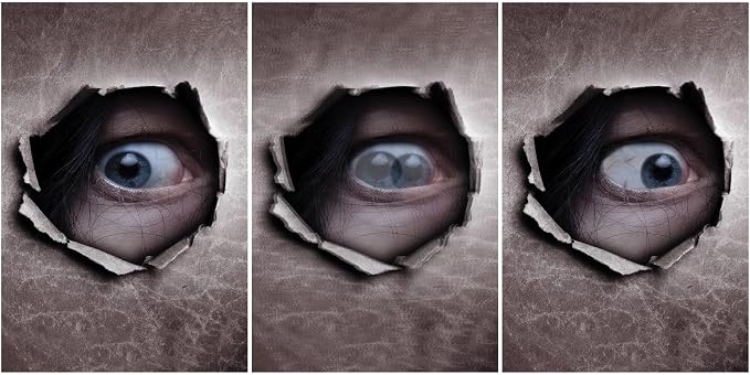 amscan Eyes On You Lenticular Plastic 3D Poster - 18"x12" | Mesmerizing Visual Effects, Durable Wall Art for Home & Halloween Parties
