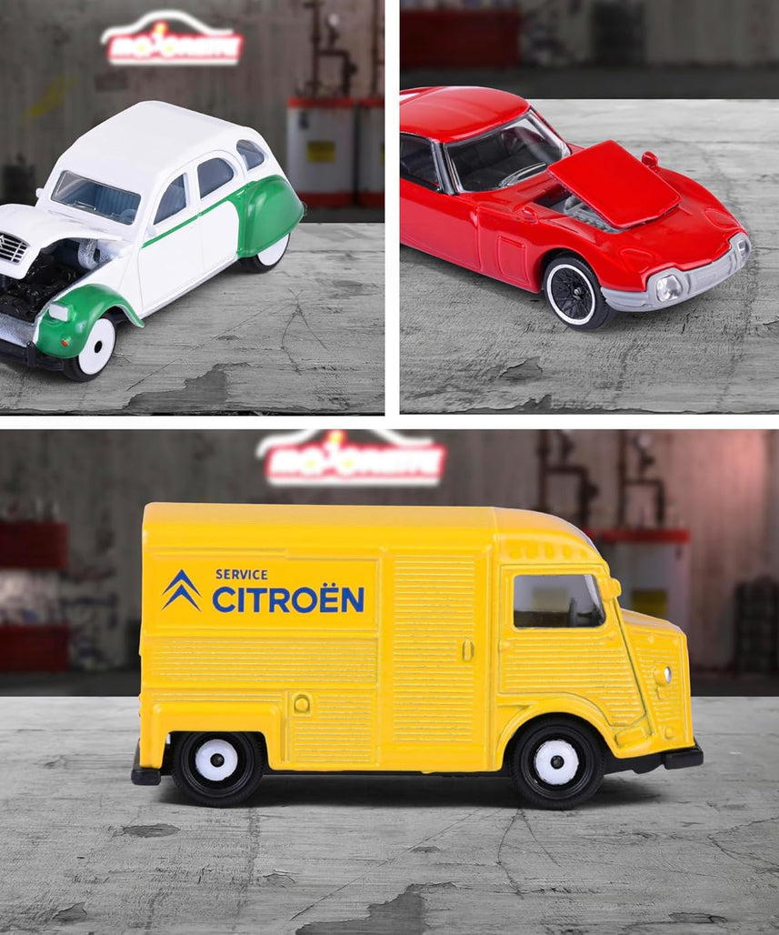 Majorette Citroën 2CV Charleston, Die Cast Toy Car, 1:64 Scale, 3 Inch Collectible Vehicle, Push Car Toy, Kids and Collectors, Ages 3+