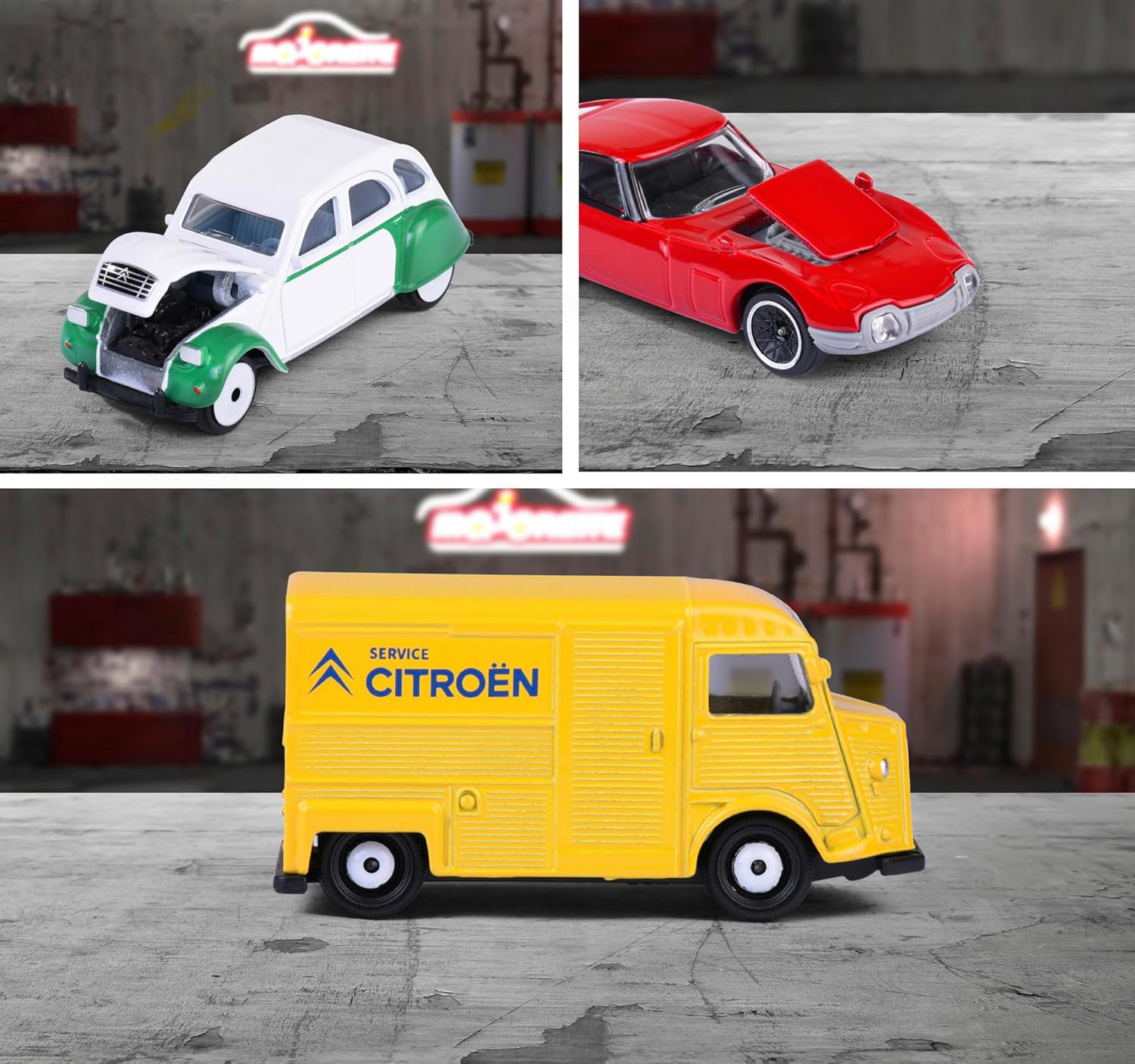 Majorette Citroën 2CV Charleston, Die Cast Toy Car, 1:64 Scale, 3 Inch Collectible Vehicle, Push Car Toy, Kids and Collectors, Ages 3+