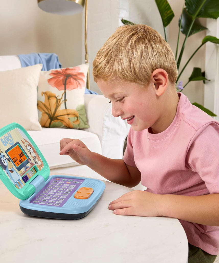 Vtech Bluey Game Time Laptop - 3+ Blue - Ideal Gift for Children 3+ up Years,