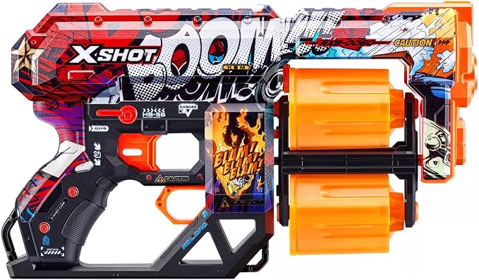 XSHOT Skins Dread_Boom,Blaster,Design Toy Gun For Kids Teen Adult Boy & Girl, Aiming & Target Outdoor Games, Gift For kids Ages 8+
