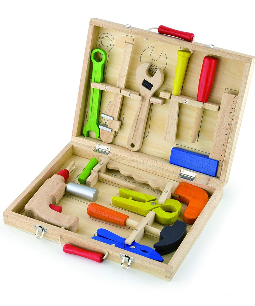 VIGA toys 50388 Wooden Tool Box Kids