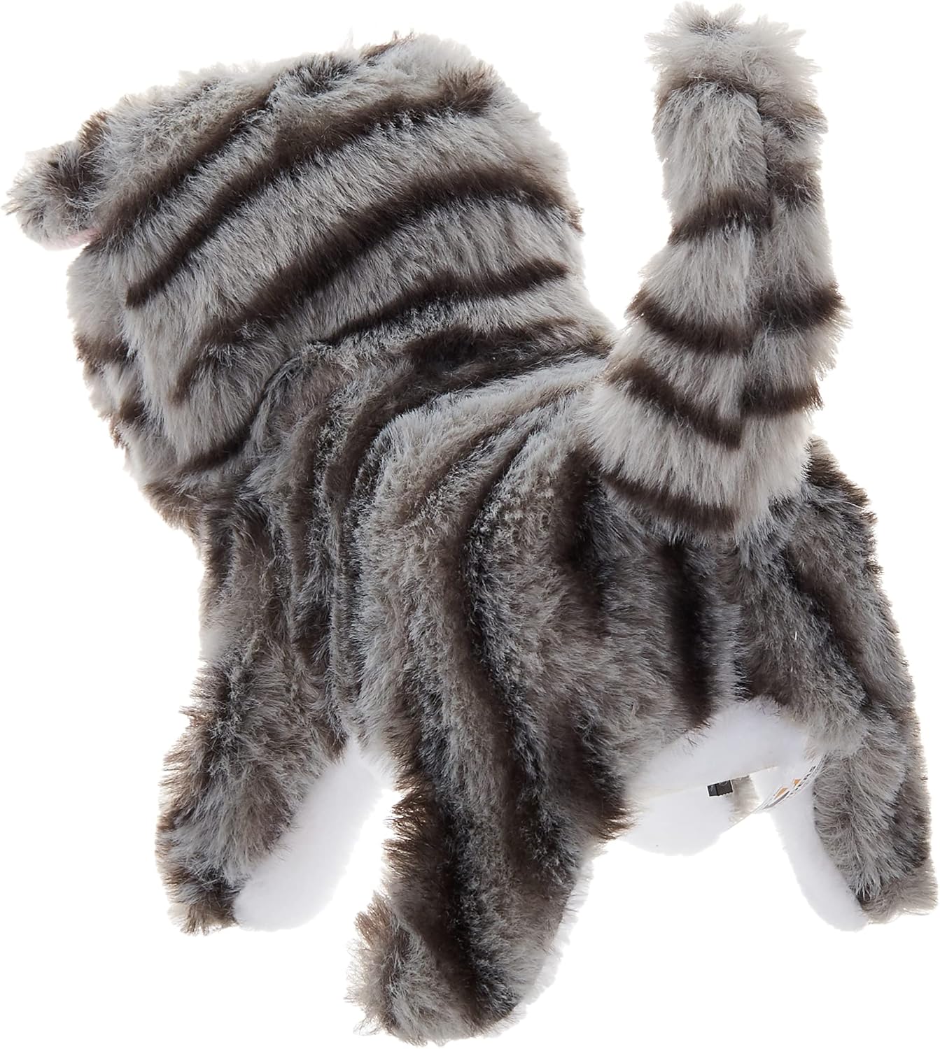 Pugs At Play Walking Zoe 6.5-Inch Interactive Plush Cat Toy with Meow Sound and Wagging Tail for Kids Ages 3 to 5